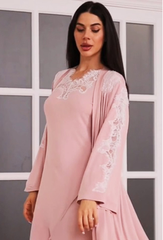 Халат женский модал Veronica Komilfo 2136L/9PD