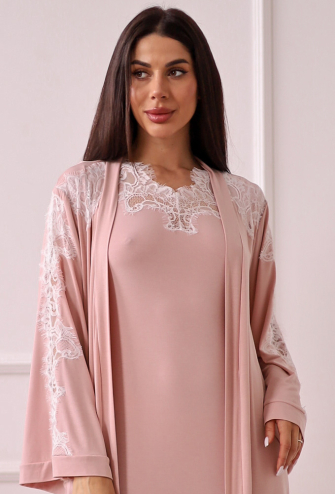 Халат женский модал Veronica Komilfo 2136L/9PD