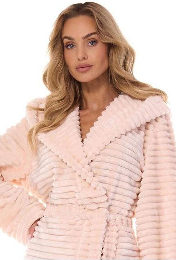 Халат женский плюшевый Robin L&L 2416MR фото