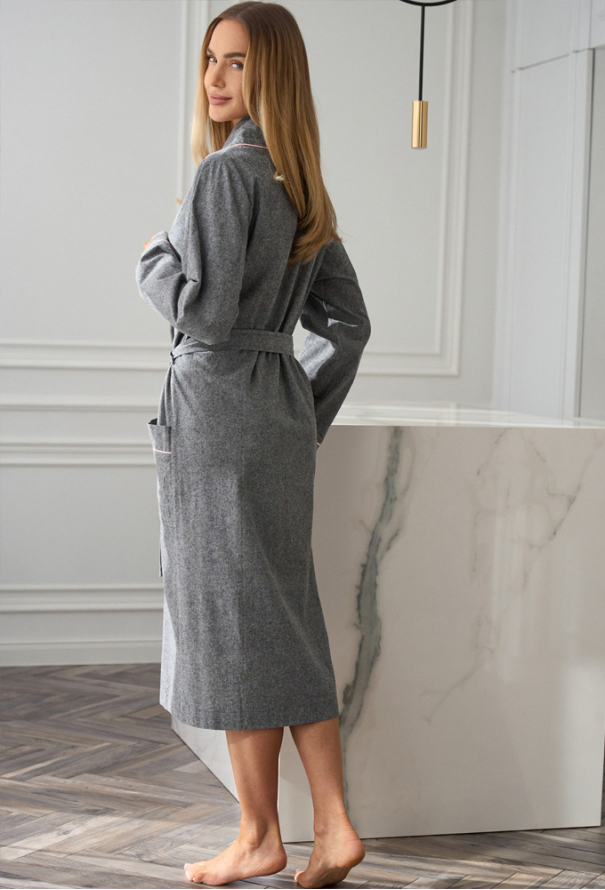 Халат женский хлопок L&L 2530 фото