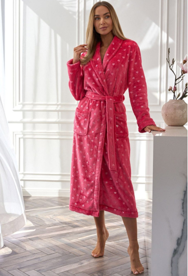 Халат женский плюшевый L&L 2552ML