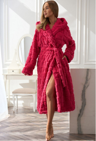 Халат жіночий плюшевий L&L 2554ML