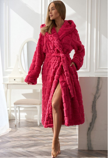 Халат женский плюшевый L&L 2554ML