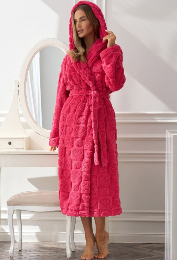 Халат жіночий плюшевий L&L 2554ML фото