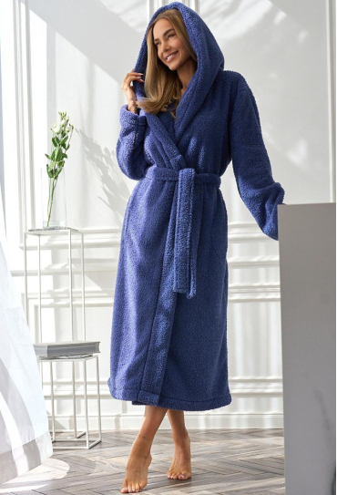 Халат женский плюшевый L&L 2556NV