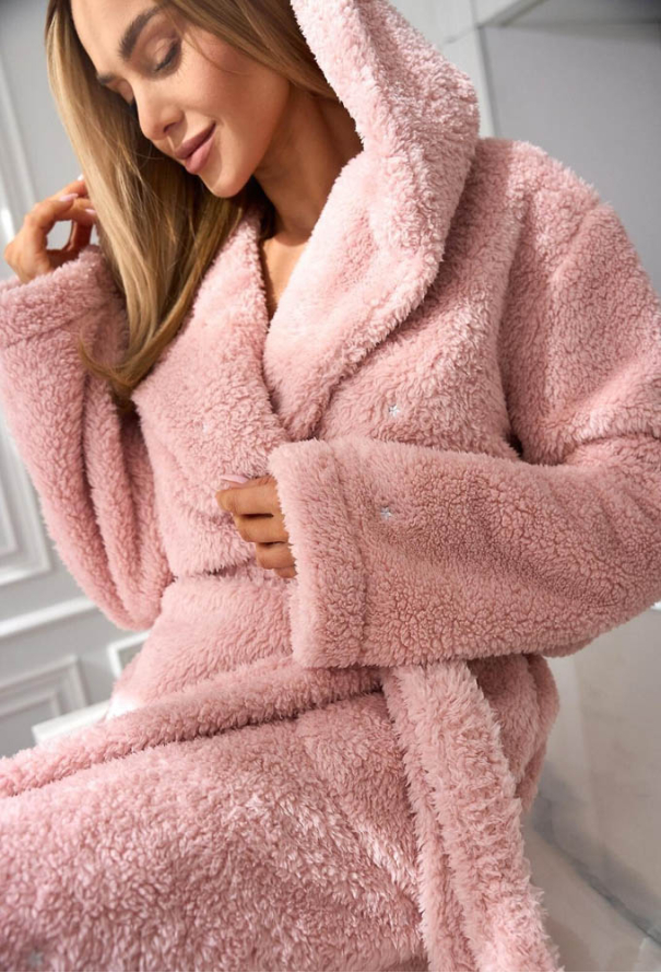 Халат женский плюшевый L&L 2559PR фото