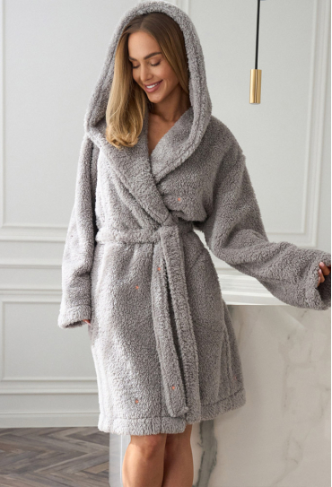 Халат жіночий плюшевий L&L 2559S