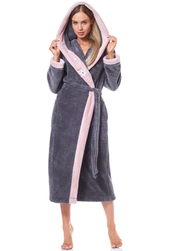 Халат жіночий плюшевий Hft L&L 9145ON