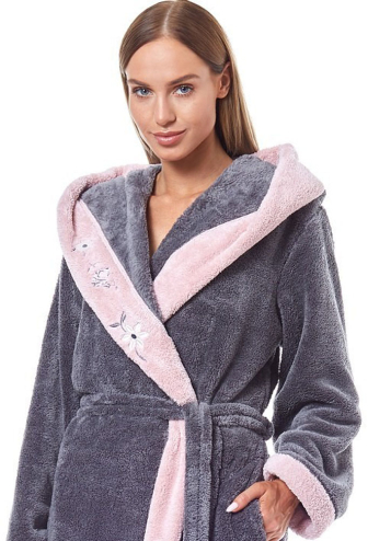 Халат жіночий плюшевий Hft L&L 9145ON