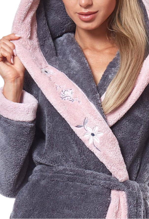 Халат жіночий плюшевий Hft L&L 9145ON фото