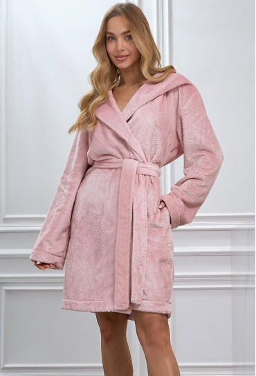 Халат женский плюшевый Honey L&L 2601PR