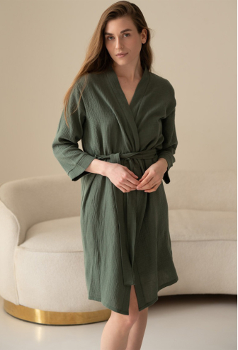 Халат женский муслиновый LoomLine 13-24H