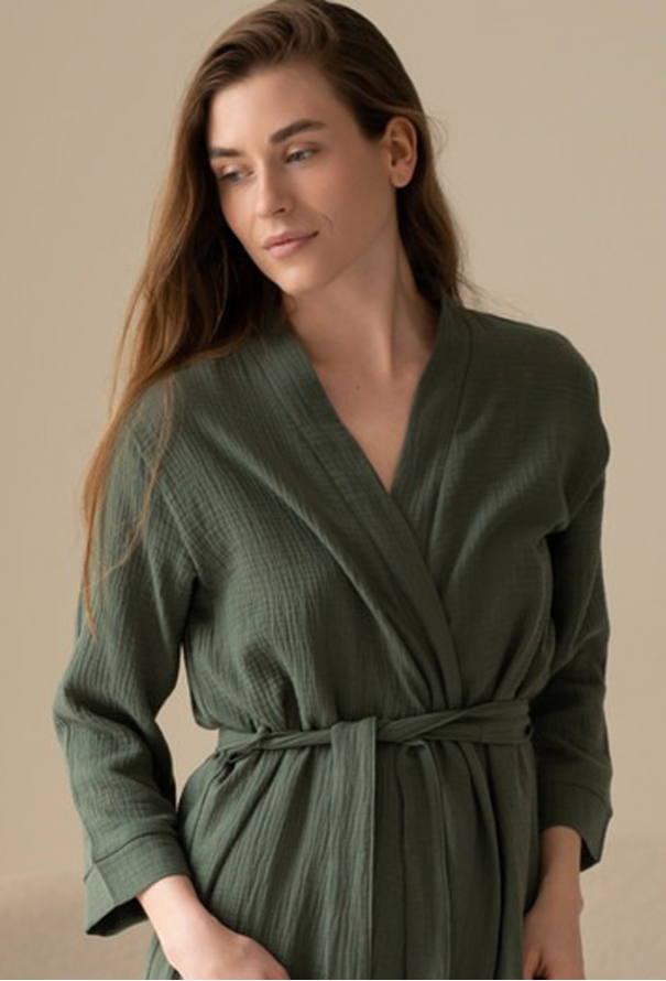 Халат жіночий мусліновий LoomLine 13-24H фото