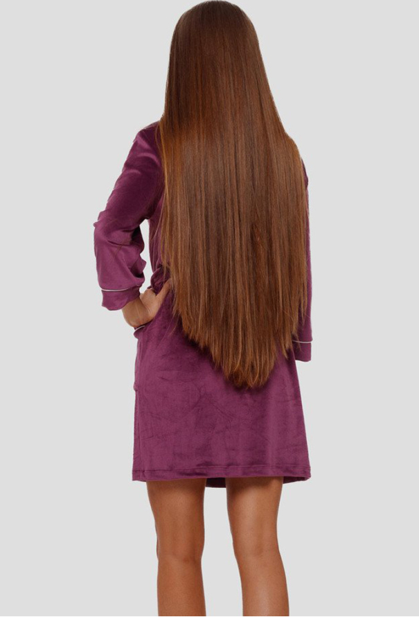 Халат женский велюровый Maybel 214-1517 фото
