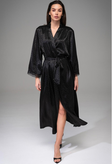 Халат женский шелковый Joanna Black Mia-Amore 7319-1