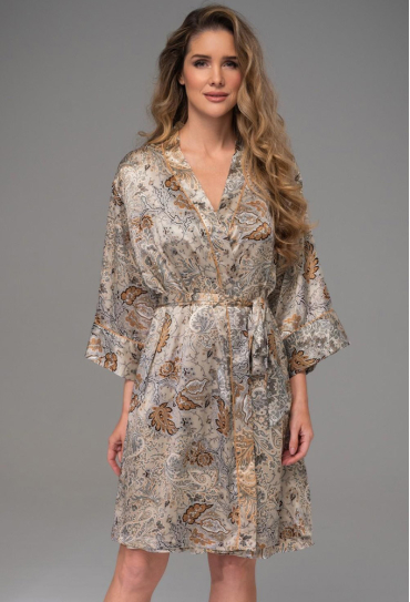 Халат из натурального шелка Livia Mia-Amore 4493