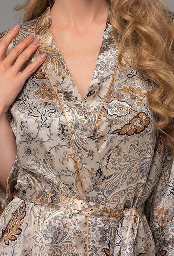 Халат із натурального шовку Livia Mia-Amore 4493 фото