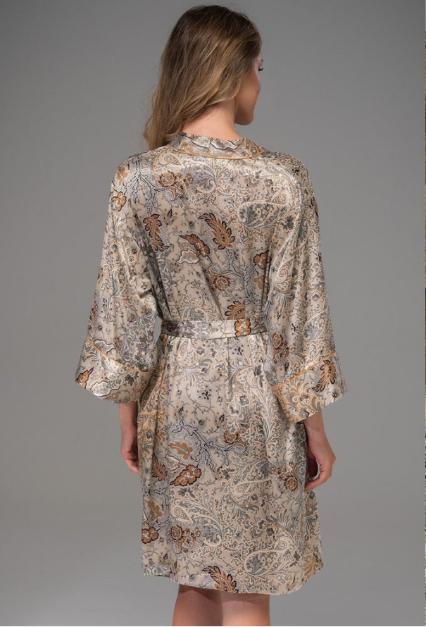 Халат із натурального шовку Livia Mia-Amore 4493 фото