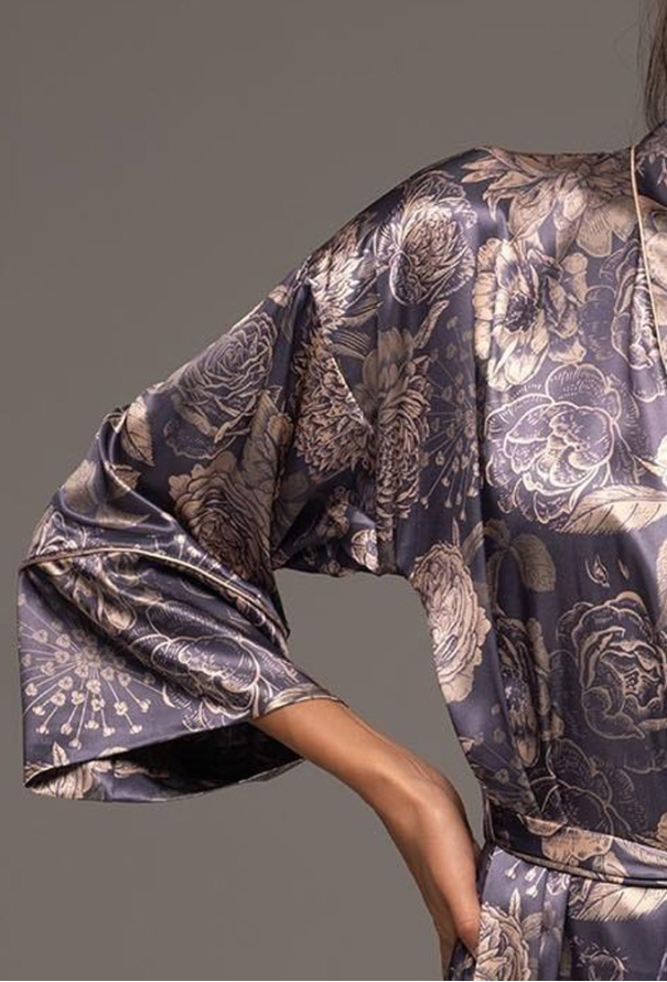 Халат із натурального шовку Giaconda Mia-Amore 4686 фото