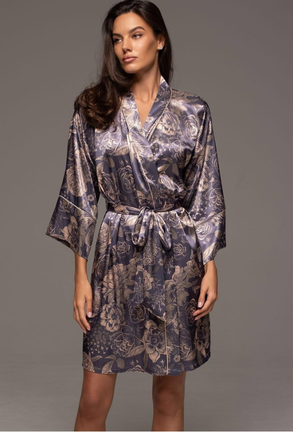 Халат із натурального шовку Giaconda Mia-Amore 4686 фото