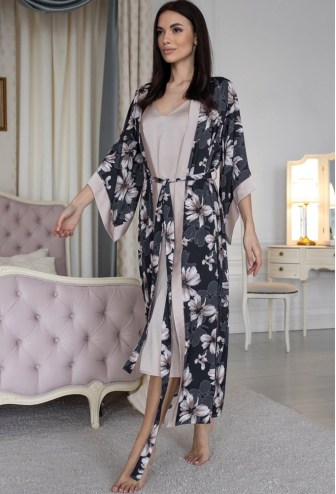 Халат жіночий шовковий MiaNaGreen Хб399