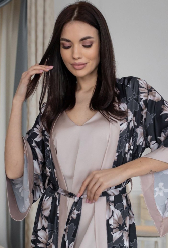 Халат женский шелковый MiaNaGreen Хб399