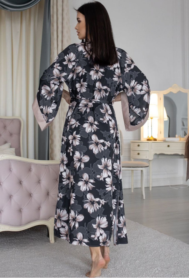 Халат женский шелковый MiaNaGreen Хб399 фото