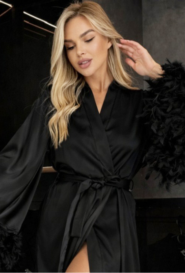 Халат женский шелковый MiaNaGreen Хч065 фото