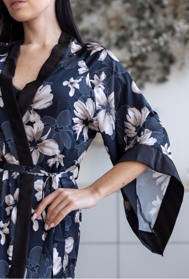 Халат женский шелковый MiaNaGreen Хг399 фото