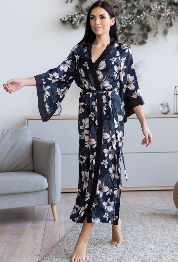 Халат женский шелковый MiaNaGreen Хг399 фото