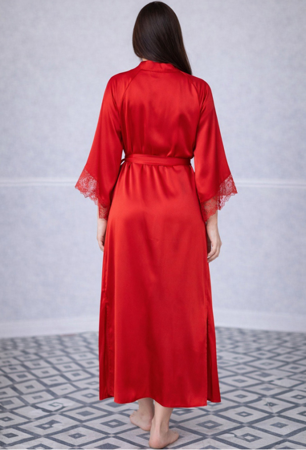 Халат жіночий шовковий MiaNaGreen Хк195 фото