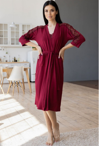 Халат жіночий віскоза MiaNaGreen Хм1212