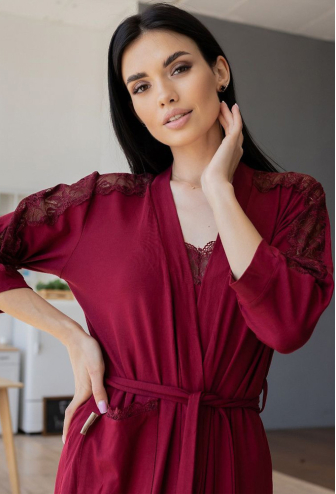 Халат жіночий віскоза MiaNaGreen Хм1212