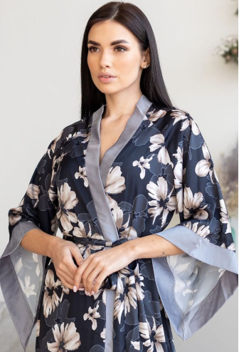 Халат женский шелковый MiaNaGreen Хс399 