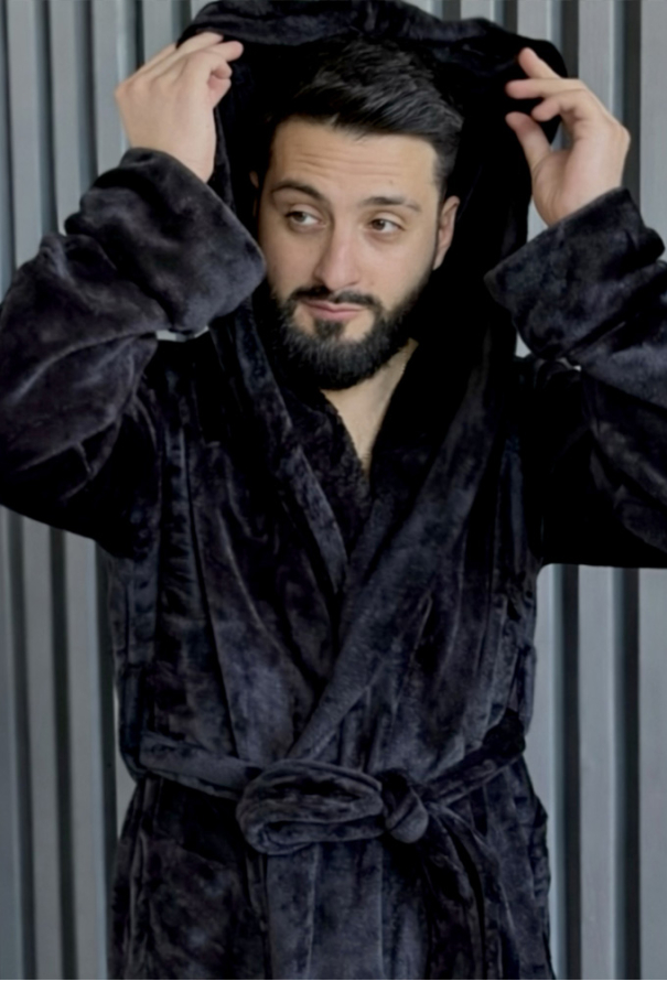 Халат мужской велсофт Black Diamond Cosy VELP10MZ фото