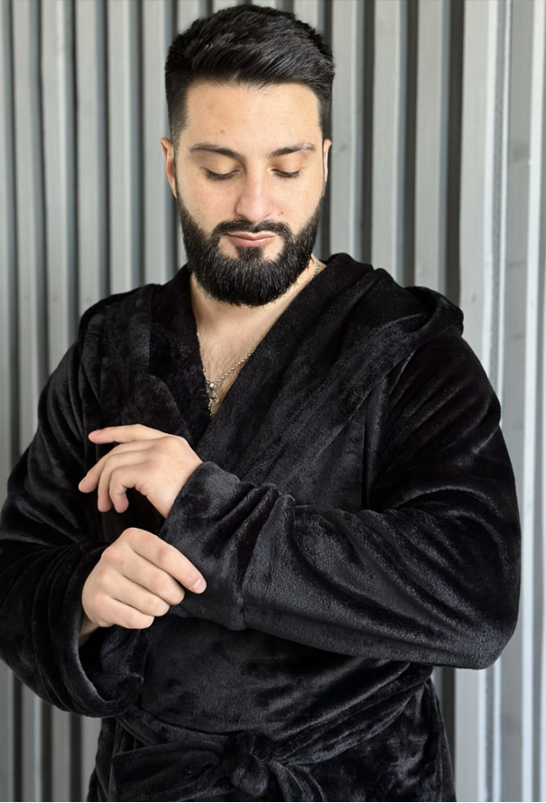 Халат мужской велсофт Black Diamond Cosy VELP10MZ фото