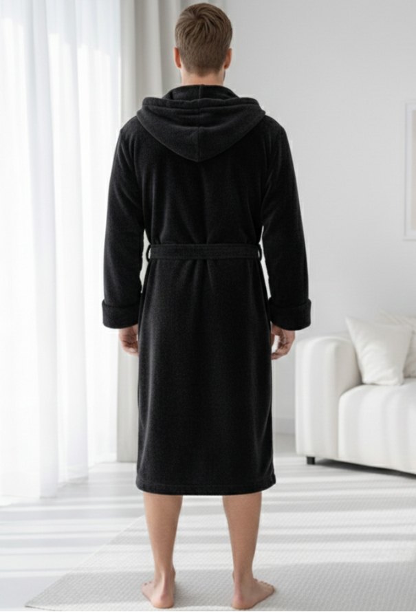 Халат чоловічий велсофт Black Diamond Cosy VELP10MZ фото