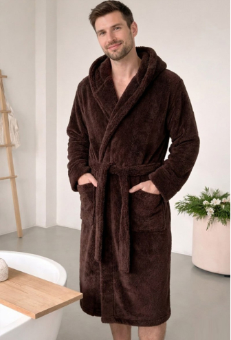 Халат мужской велсофт Cuddle Cosy VELC01MZ