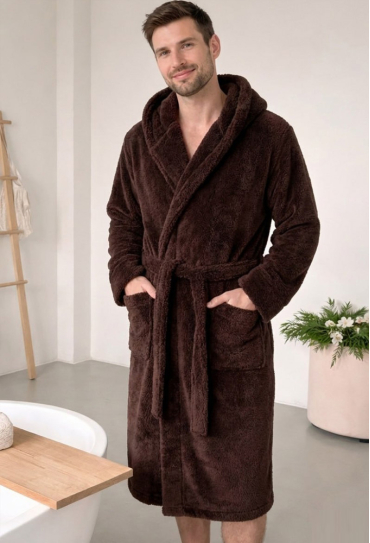 Халат мужской велсофт Cuddle Cosy VELC01MZ