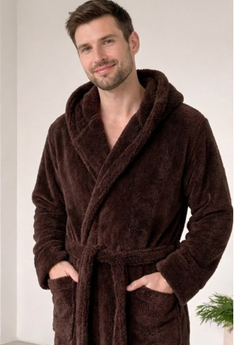 Халат мужской велсофт Cuddle Cosy VELC01MZ