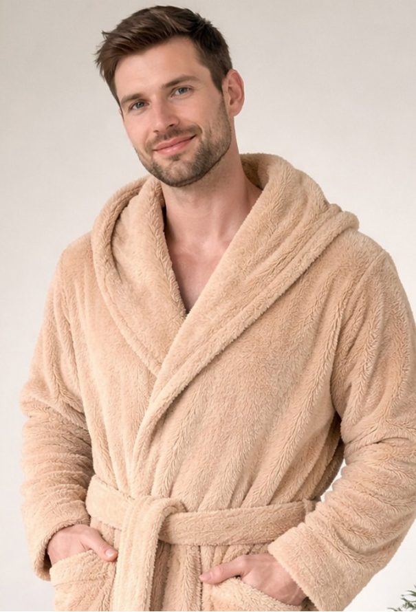 Халат мужской велсофт Cuddle Cosy VELC02MZ фото