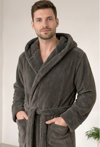 Халат мужской велсофт Cuddle Cosy VELC03MZ