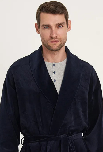 Халат мужской велюровый Mare Ellen MGV 204/01/01