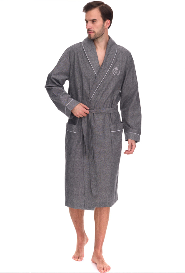 Халат чоловічий бавовна L&L 2532 фото