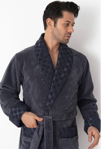 Халат чоловічий велюровий Nusa 15165AN