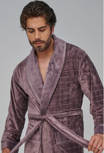 Халат чоловічий велюровий Nusa 26680K