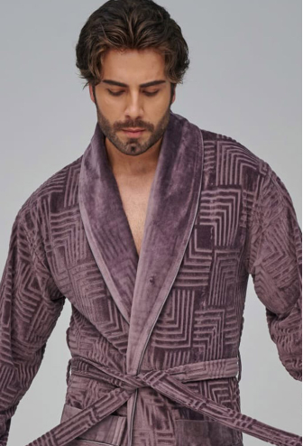 Халат чоловічий велюровий Nusa 26685K