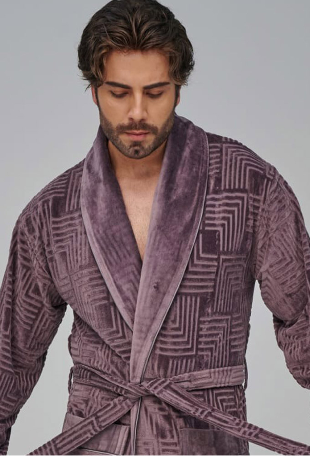 Халат чоловічий велюровий Nusa 26685K фото
