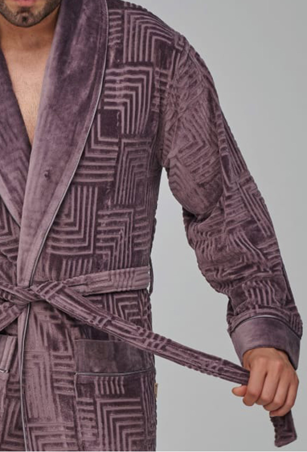 Халат чоловічий велюровий Nusa 26685K фото