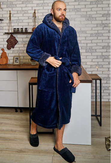 Халат мужской велсофт Tomiko 4002TSG